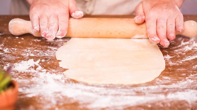 Paso a paso. Masa rodante para empanadas caseras.