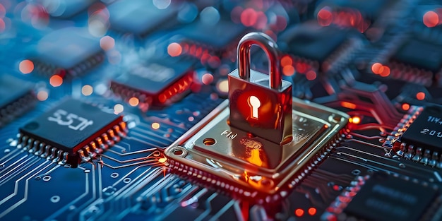 Foto pasos para proteger los datos y la información de los ataques cibernéticos concepto protección de cortafuegos actualizaciones regulares de software contraseñas fuertes encriptación de datos de red wifi segura
