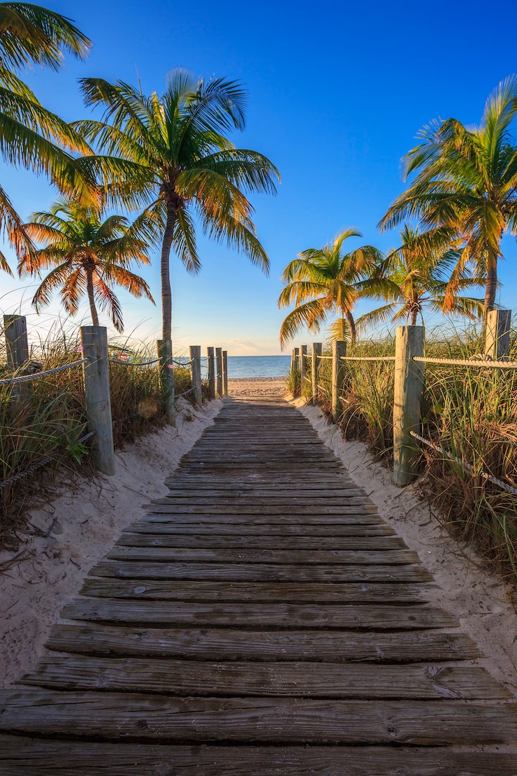 Foto passagem para a praia, key west