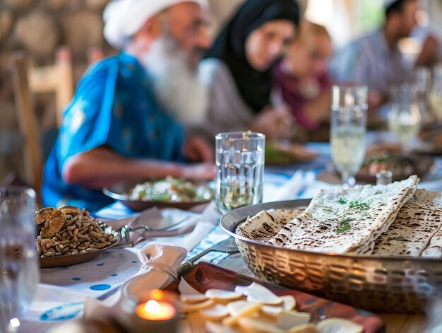 Passah-Seder-Geschichten und Symbole Freiheit gefeiert