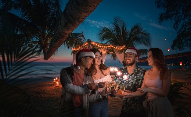 Passar o natal em uma ilha paradisíaca com amigos