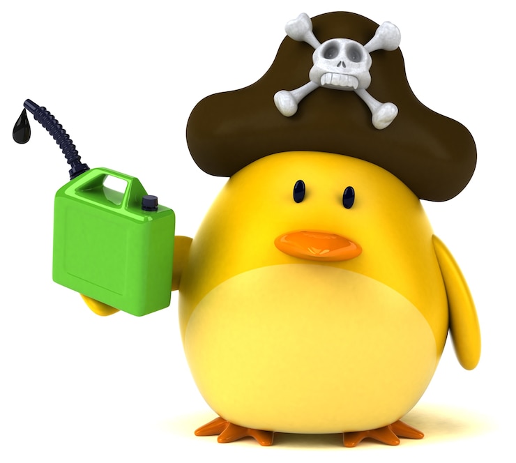 Foto pássaro amarelo - personagem 3d