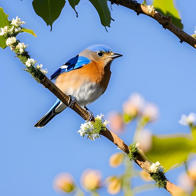 pássaro azul