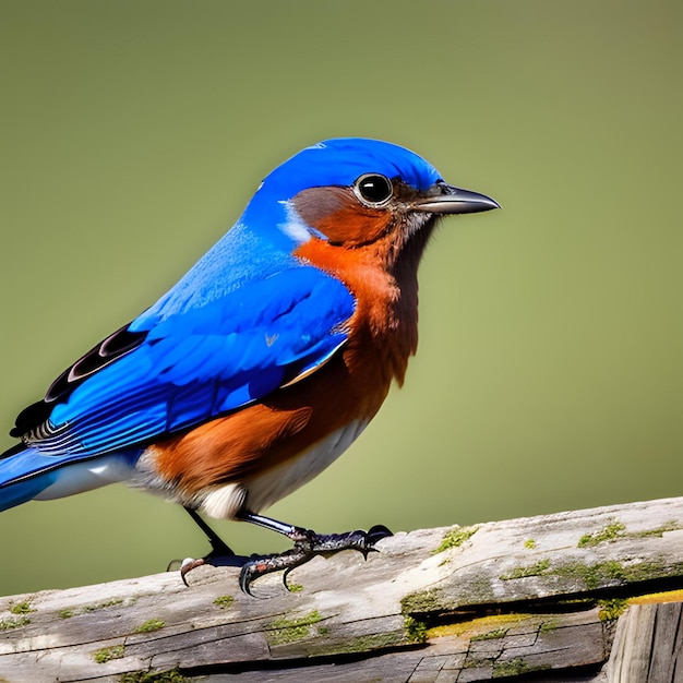 pássaro azul