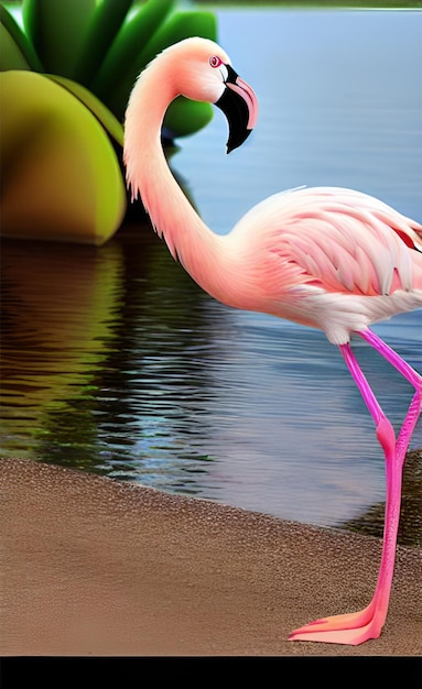 Pássaro Flamingo