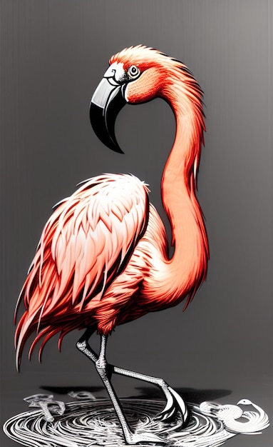 Pássaro Flamingo