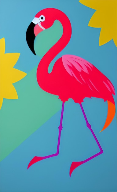 Pássaro Flamingo