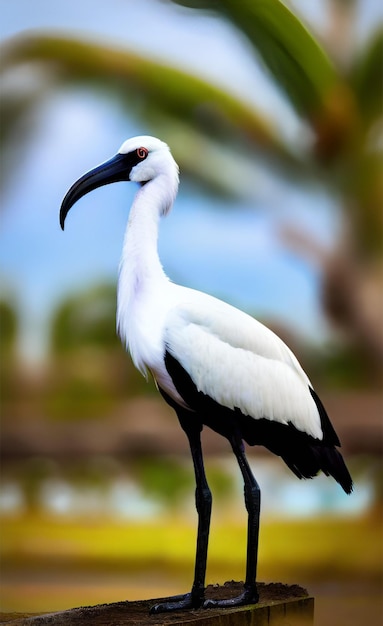Foto pássaro ibis