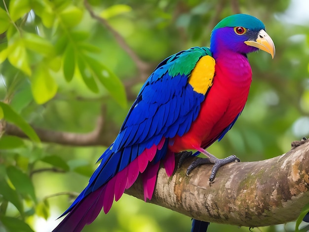 Pássaro majestoso e colorido no habitat natural Pássaros do pantanal norte Brasil selvagem brasileiro