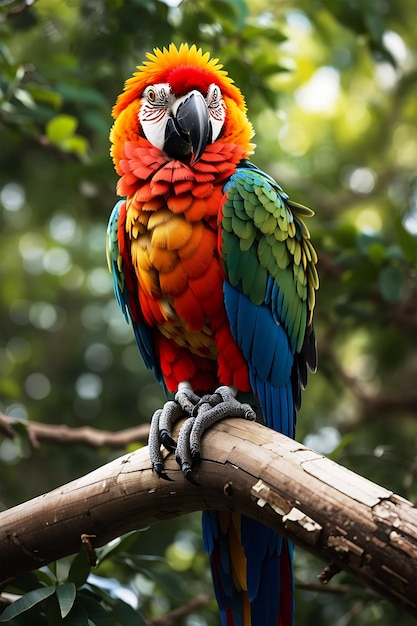 pássaros coloridos gerados por ai