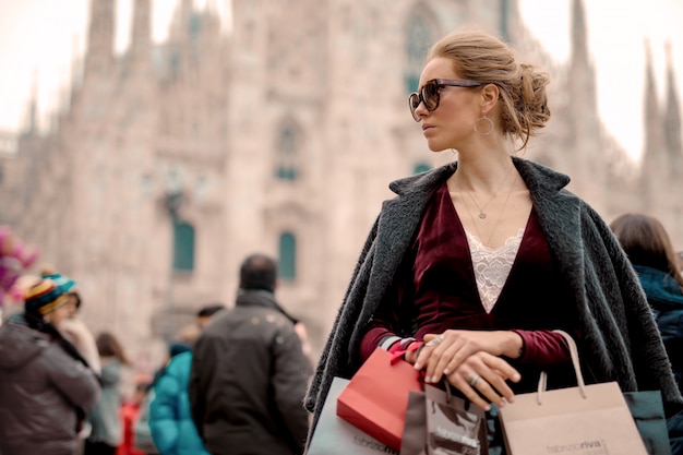 Passeio de compras na cidade