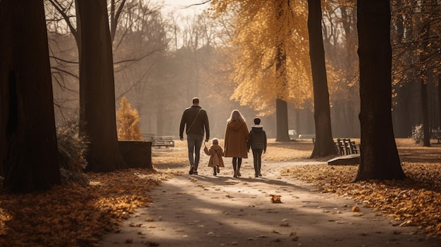 Passeio em Família no Parque Generative AI