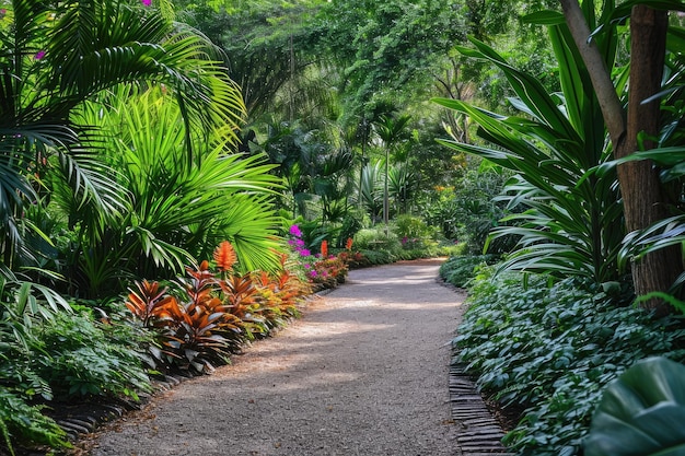 Passeio pelo jardim botânico