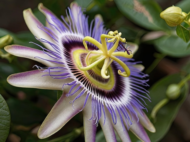 Foto passiflora incarnata no jardim