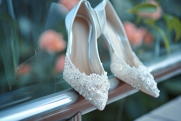 Passos eternos sapatos de noiva uma jornada em direção à felicidade matrimonial