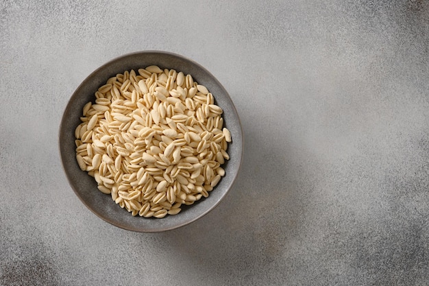 Pasta Cavatelli en plato con forma de corazón