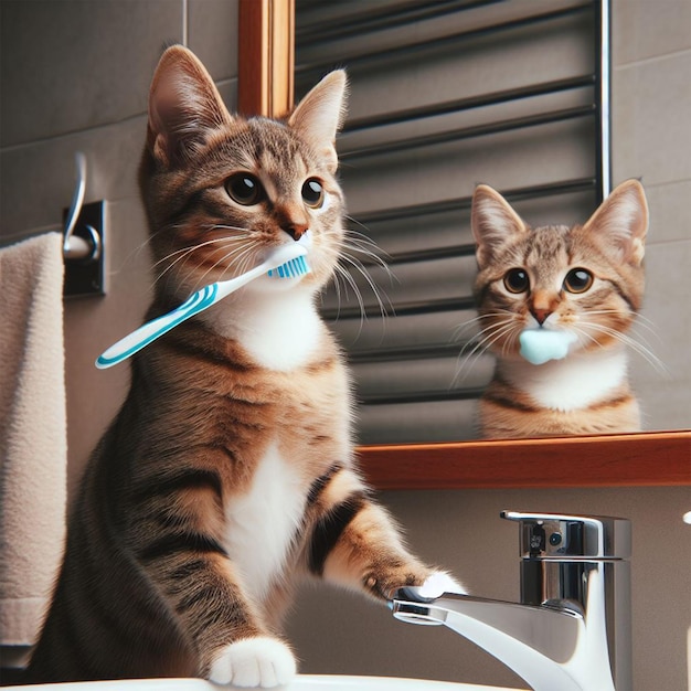 Foto pasta de dientes para gatos