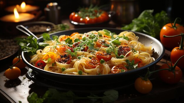 Pasta e molho de tomate