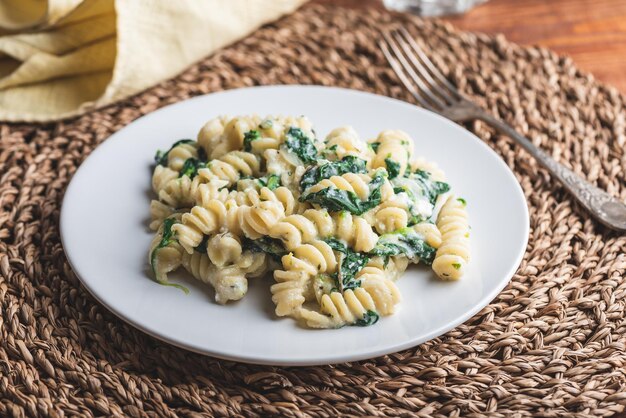 Pasta De Espinacas Con Ricotta