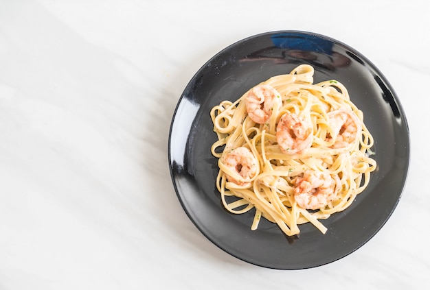 Pasta Fettuccini Con Camarones