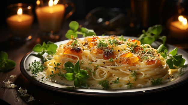 pasta fideos italianos comida