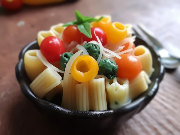 Pasta italiana de Rigatoni