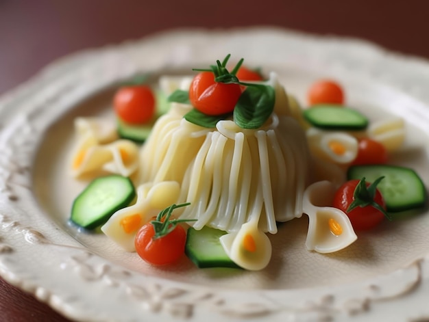 Pasta italiana de Rigatoni