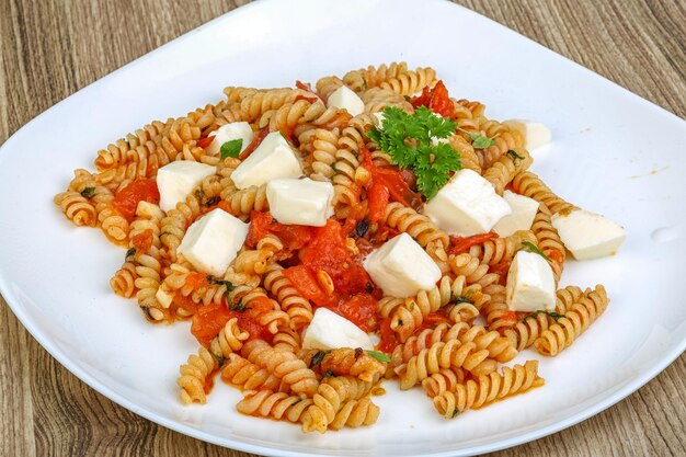 pasta con mozzarella