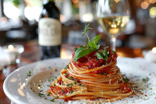 Foto pasta pasión gourmet es una sensación italiana