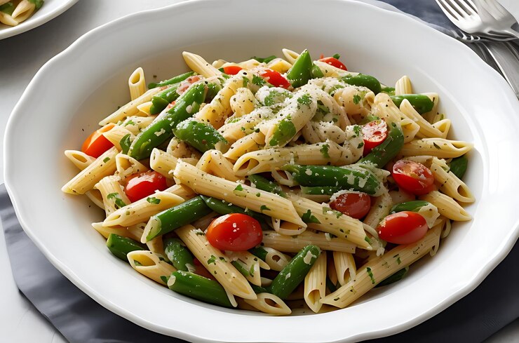 Foto pasta primavera