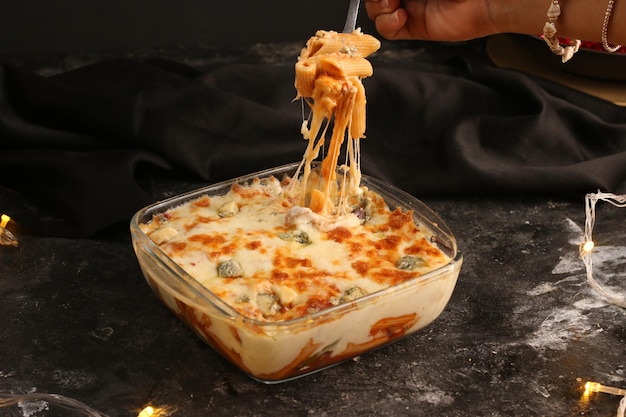 pasta con queso