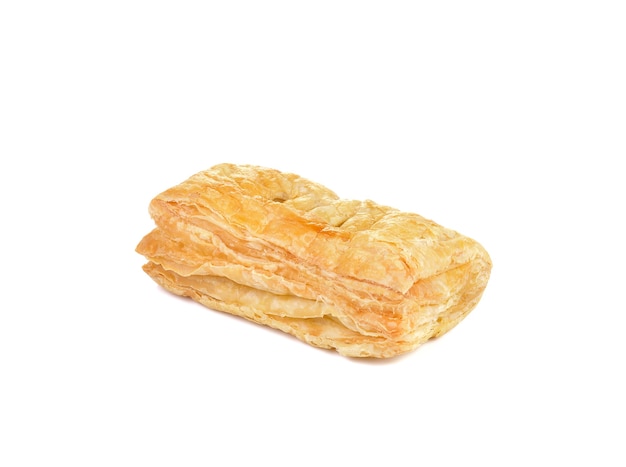 Pastel de atún en blanco