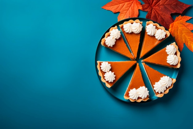 Pastel de calabaza para el Día de Acción de Gracias