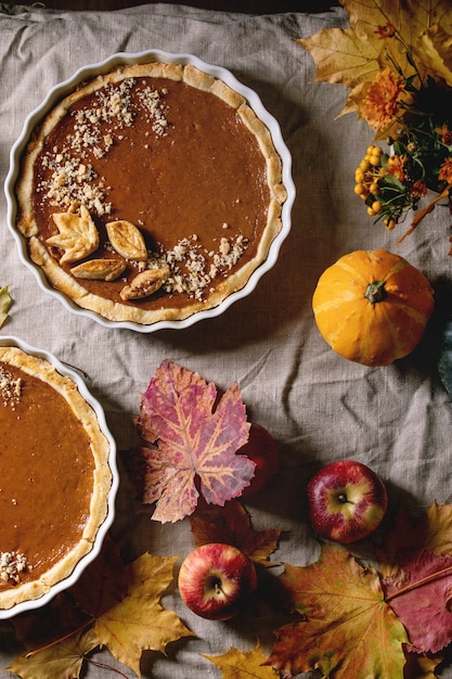 Pastel de calabaza tradicional