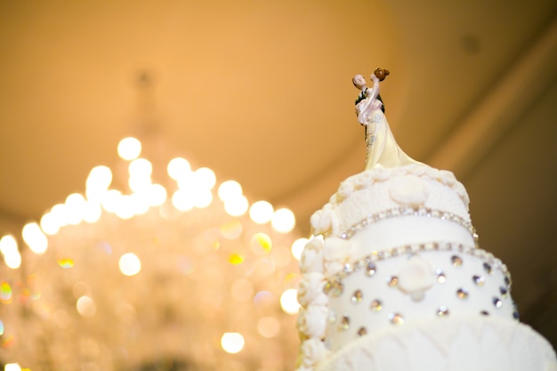 Pastel en ceremonia de boda