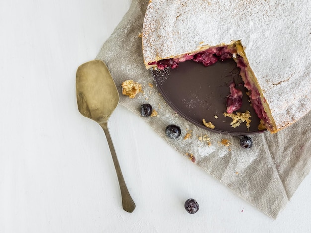 pastel de cerezas