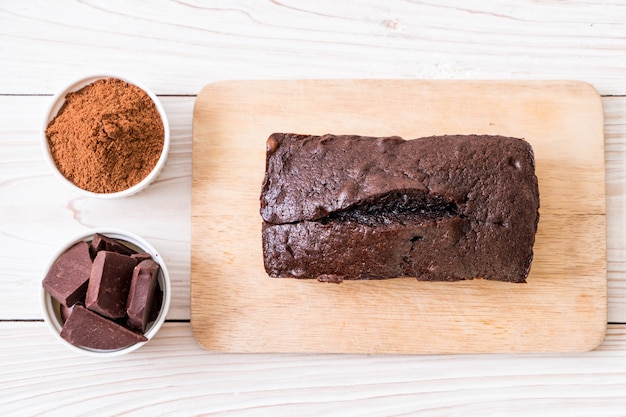 pastel de chocolate brownie