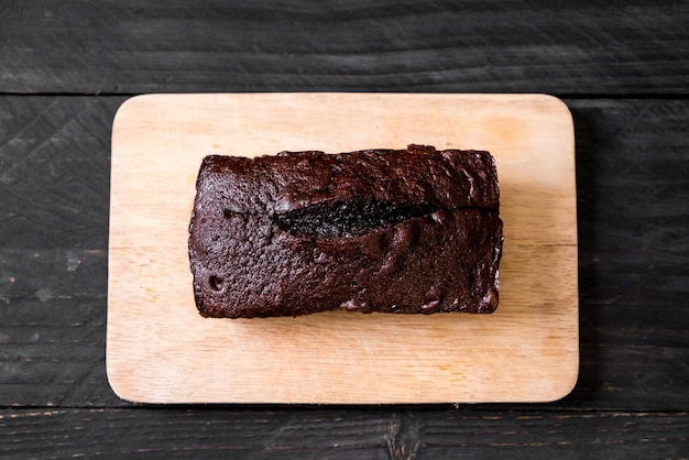 pastel de chocolate brownie