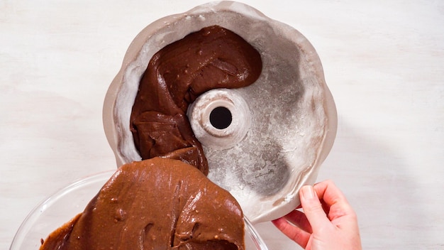 Pastel de chocolate Bundt