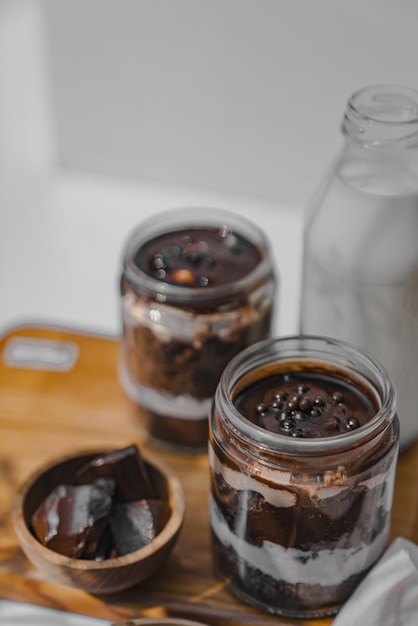 Pastel de chocolate dulce