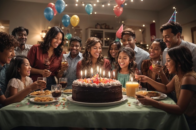 Pastel de chocolate gratis con crema batida y frutas