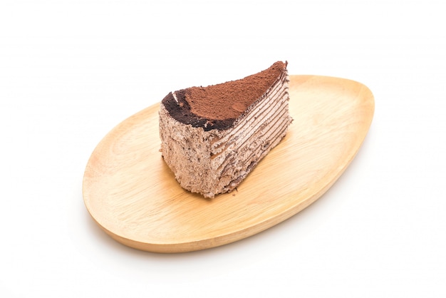 Foto pastel de chocolate