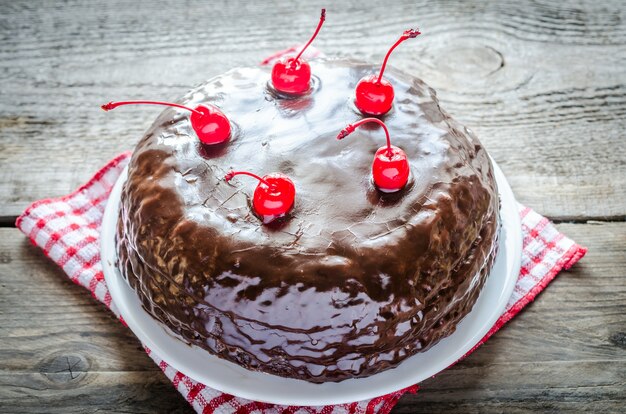 Pastel de chocolate