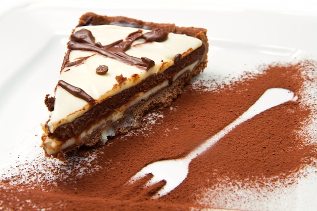 pastel de chocolate