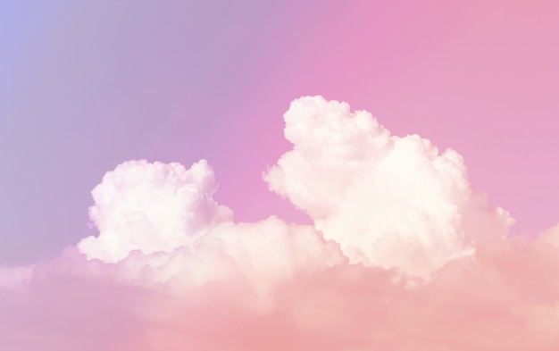 Pastel cielo hermoso, romántico, soñador