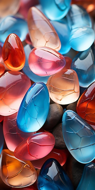 Pastel_colour_translucent_glass_water_stones_overlappi