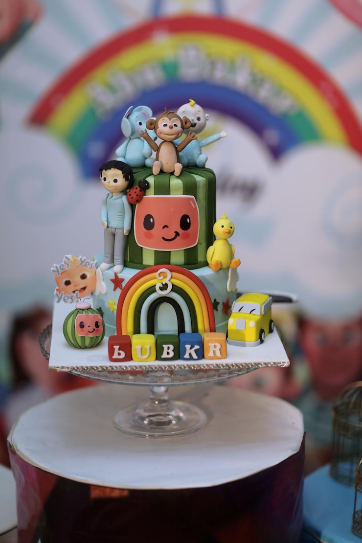 Foto el pastel de cumpleaños de bub_krs