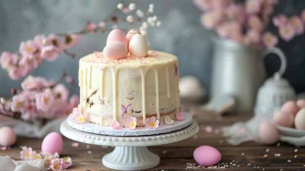 pastel de cumpleaños de Pascua