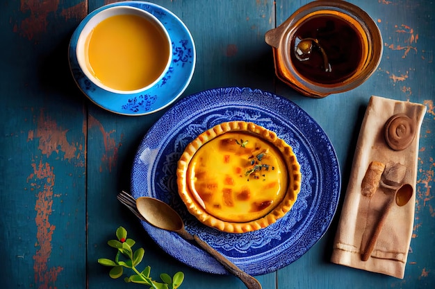 Pastel de Nata Português Fresco