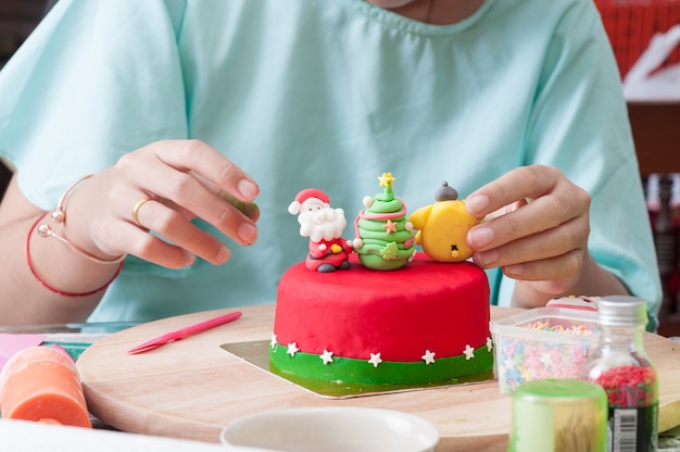 Pastel de fondant